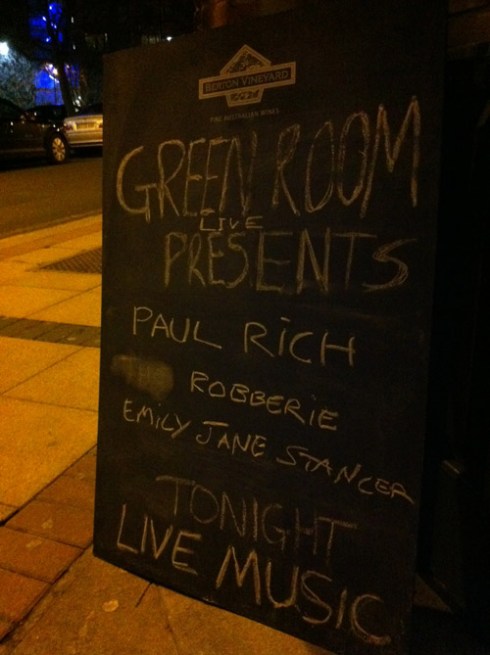 Robberie at The Green Room