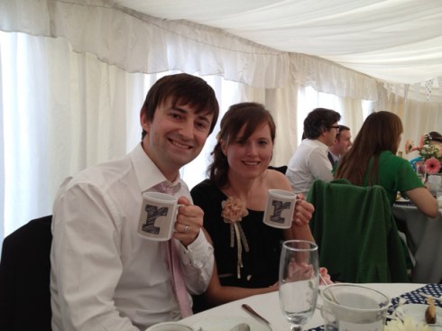 Our mugs and Robberie mugs!