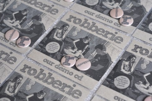 Our demo CD, available at Indietracks