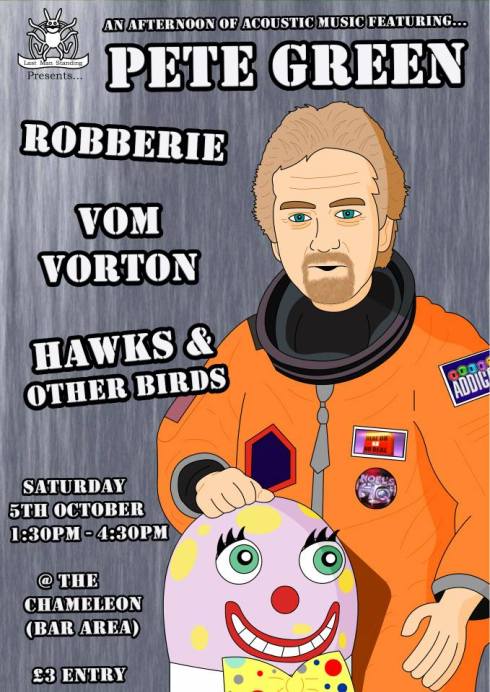 Robberie's first ever Nottingham show, 4 October 2013